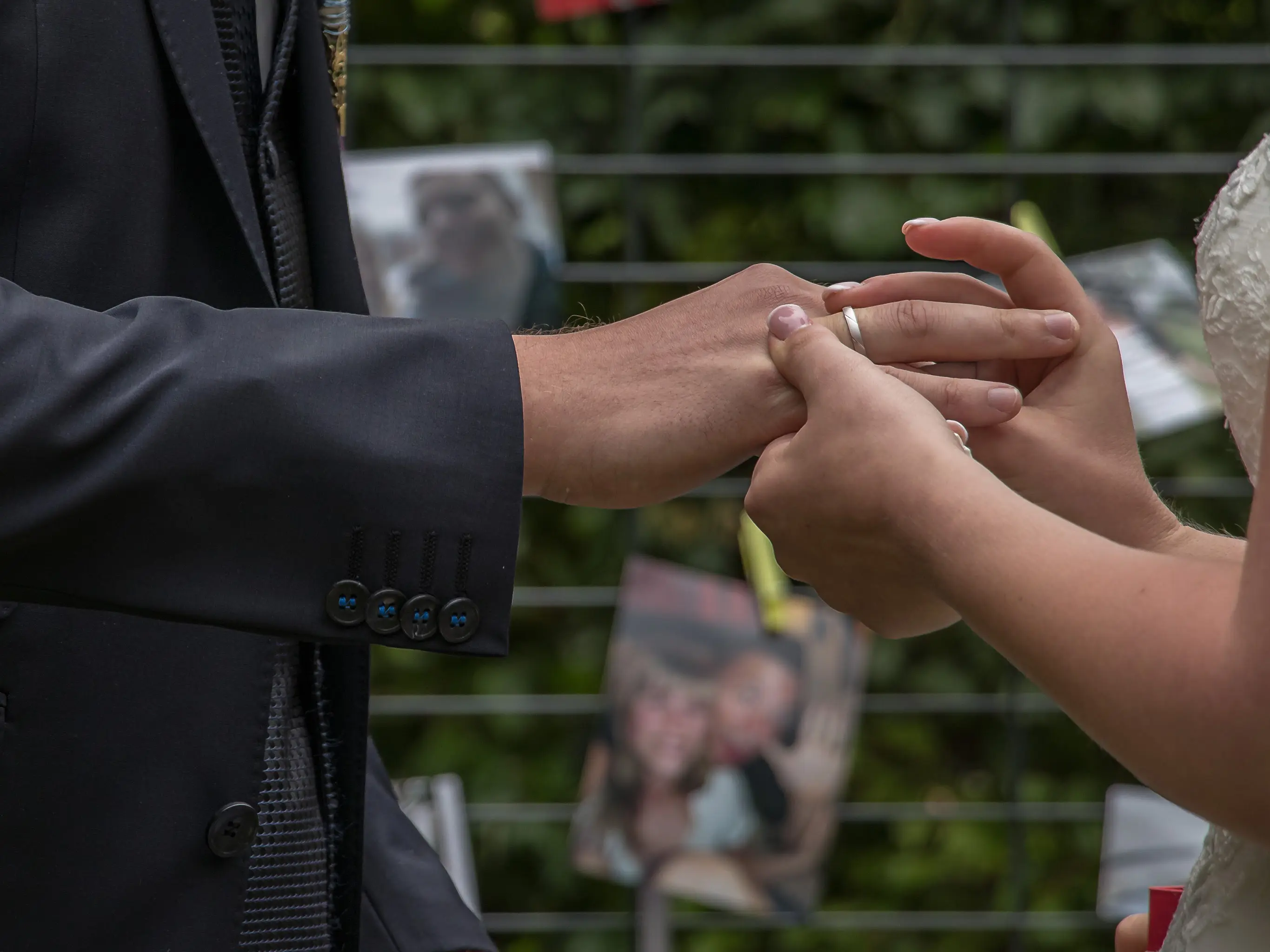 Hochzeitstag Ringe tauschen