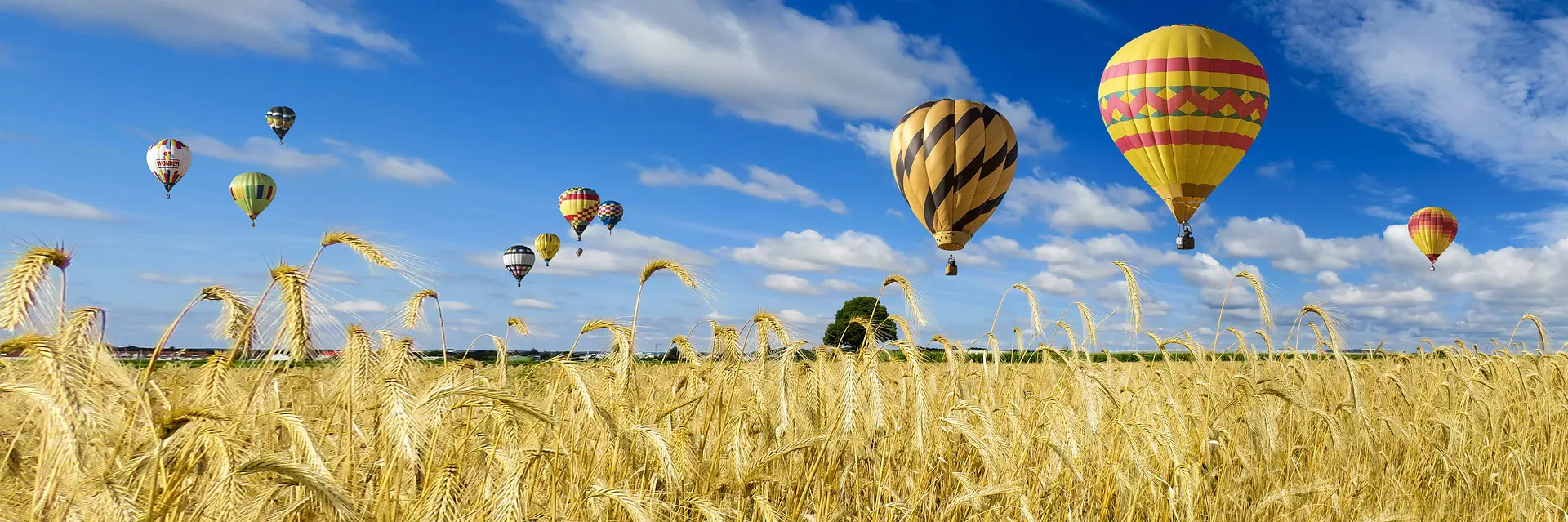 Ballon fliegen Heißluftballon als Geschenk