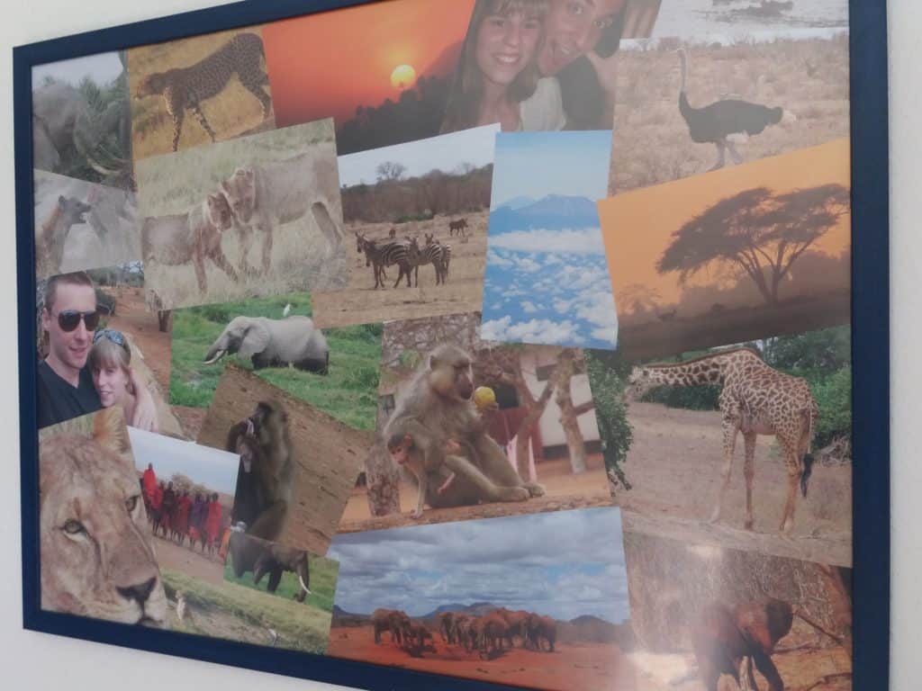 Lange hat es gedauert - jetzt hängt unsere Urlaubserinnerung endlich an der Wand.