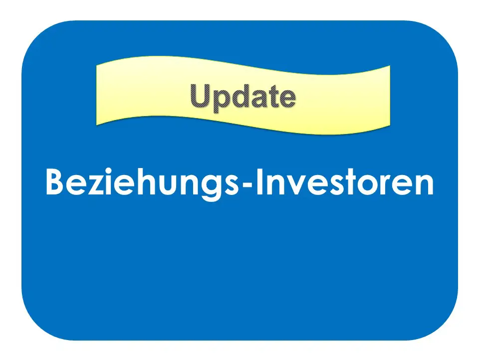 Die Beziehungs-Investoren expandieren Die Beziehungs-Investoren expandieren
