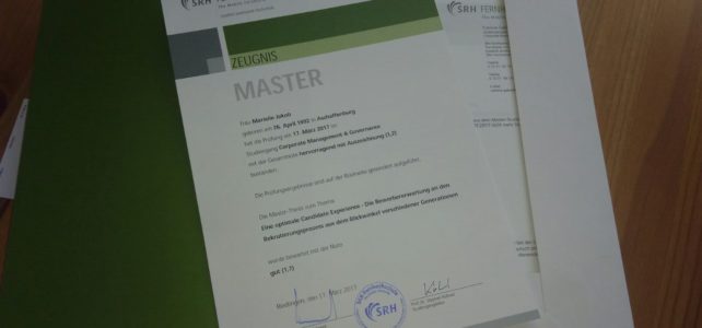 Ziele-Update: Master of Arts – Check! Ziele-Update: Master of Arts – Check!