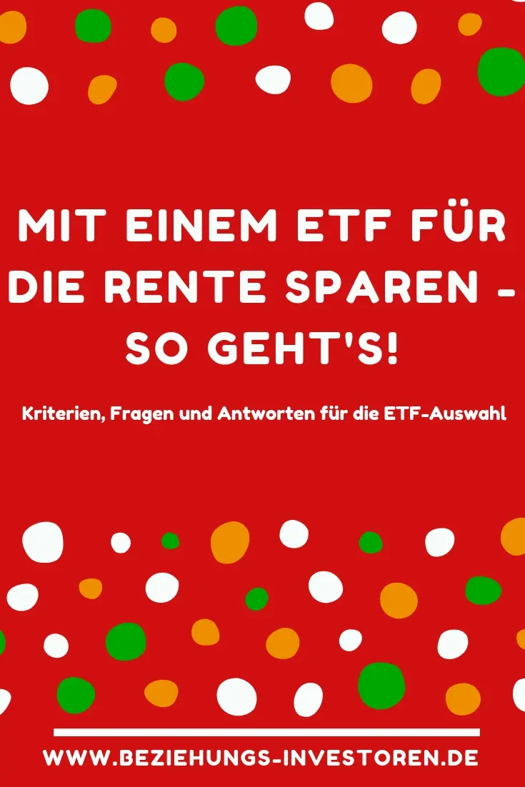 Ein ETF für die Rente Altersvorsorge mit ETF