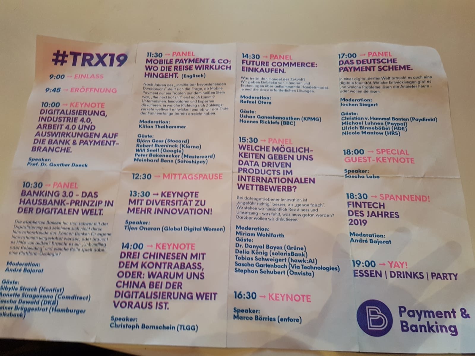Programm Transactions19