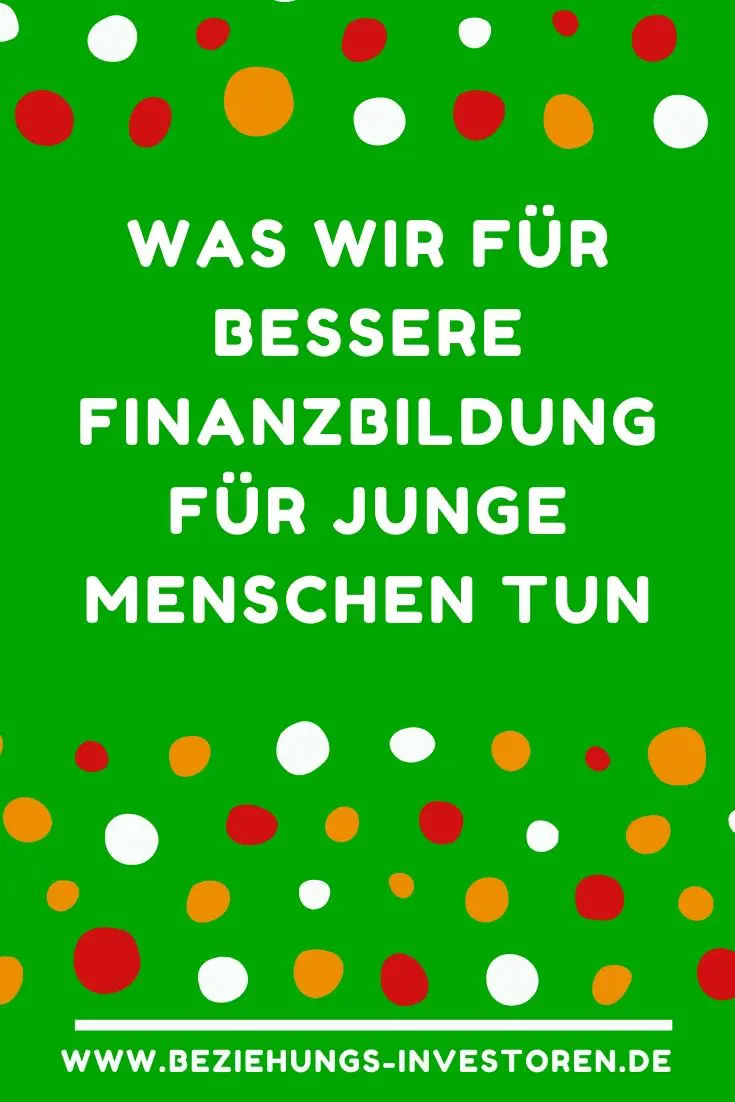 Geldwissen für Schüler Finanzbildung für junge Menschen