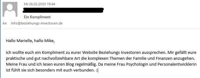 Allgemein Allgemeines Feedback