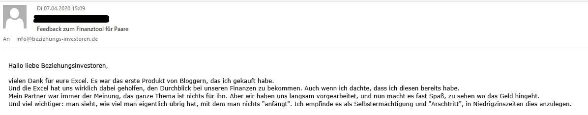 Finanzplaner Finanzplaner Feedback